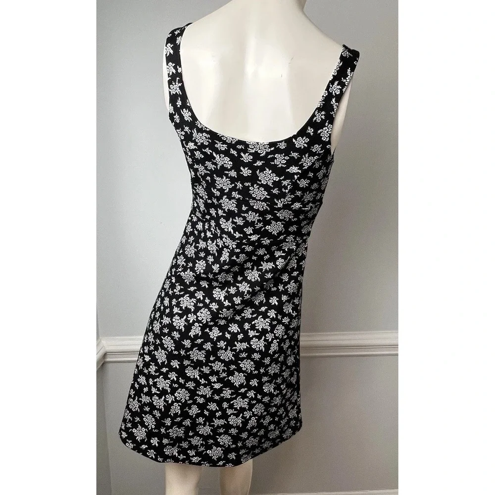 MICHAEL KORS WOMENS FLORAL SCOOP NECK SLEEVELESS  SUNDRESS SIZE XS NWT $150